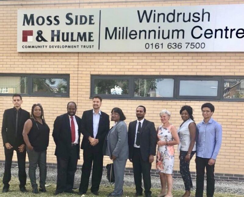 Afzal and Diane Abbott at the Windrush Millenium Centre