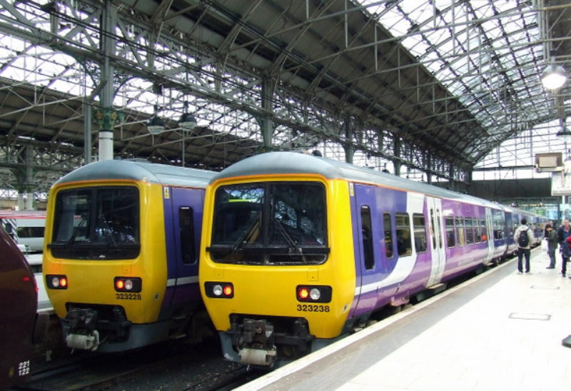 Trains at Manchester Piccadilly Station