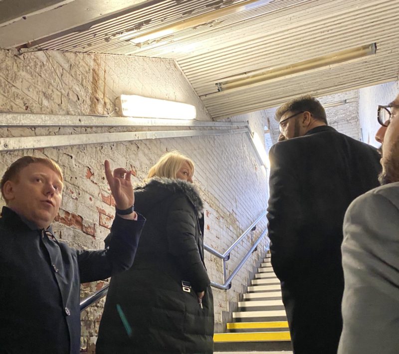 Meeting with Northern and Network Rail at Levenshulme Station