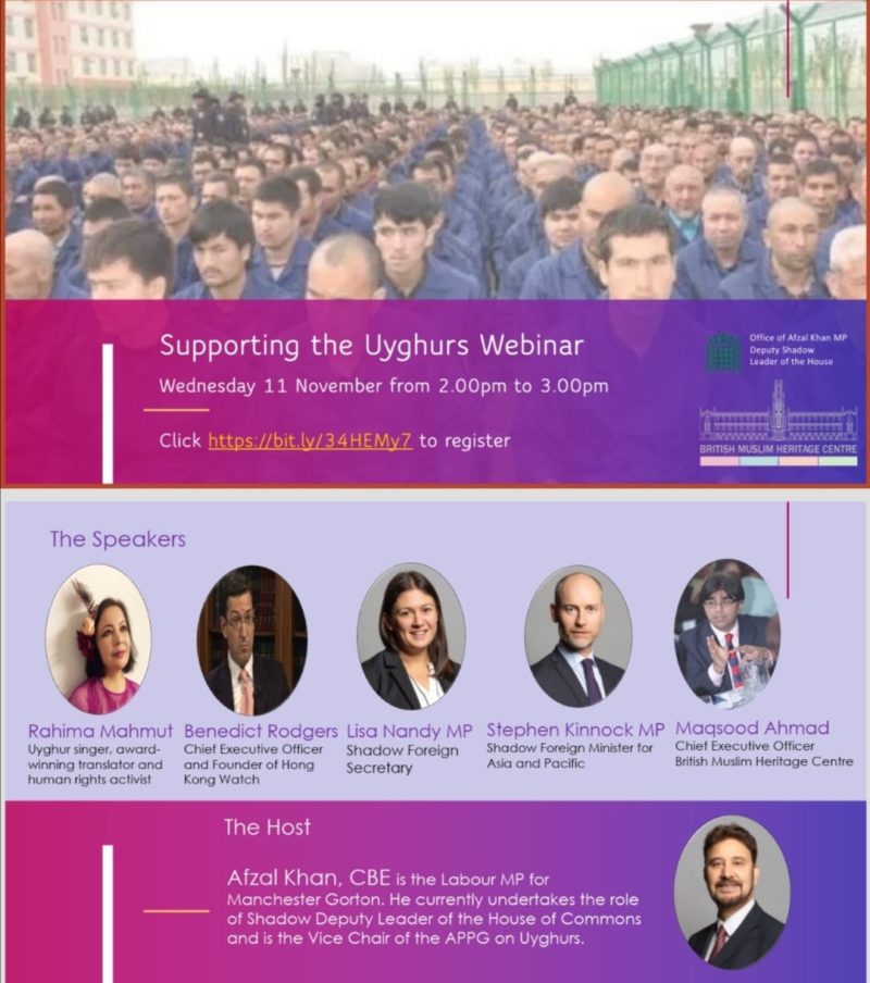 Supporting the Uyghurs Webinar