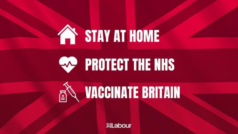 Stay at Home, Protect the NHS, Vaccinate Britain