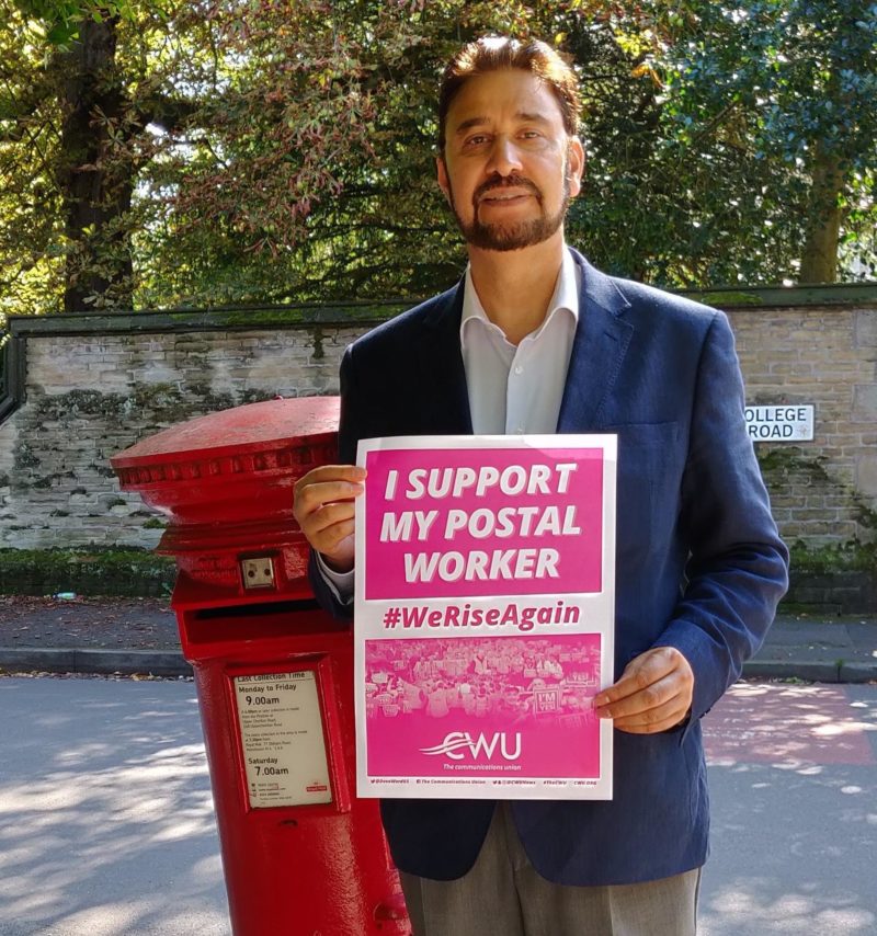 Supporting postal workers