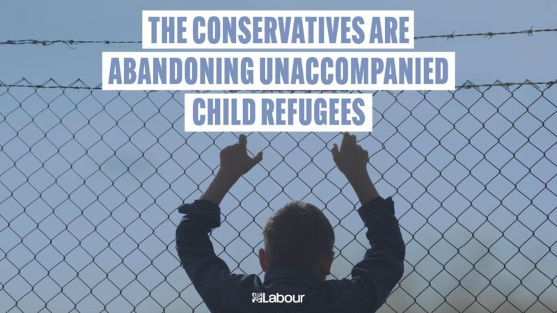 The Conservatives are abandoning unaccompanied child refugees