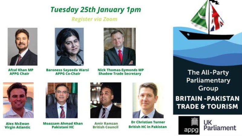 APPG on Britain-Pakistan Trade and Tourism January event