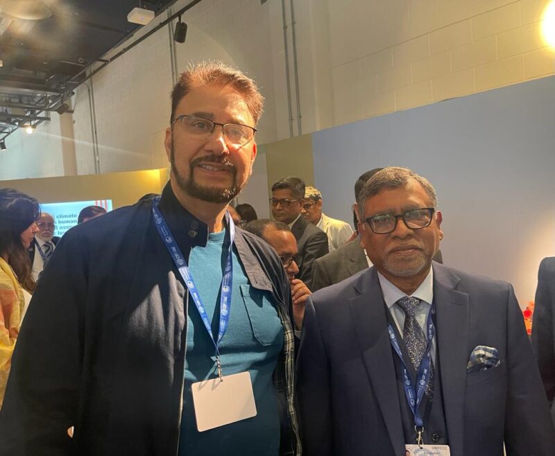 Afzal Khan MP with Bangladesh Health Minister Zahid Maleque at COP28